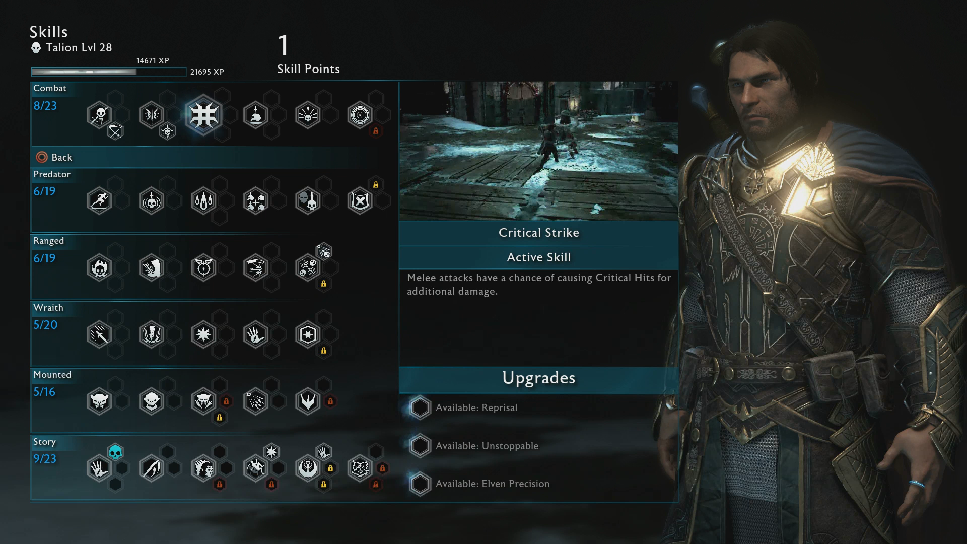 Shadow of War skills explained the best skills, how to get Skill